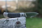 QSP Falcon Slip Joint Knife Titanium/Carbon Fibre 3" CPM S35VN, satin finish Blade. Comes W/ Premium Leather Sheath - UK FRIENDLY CARRY KNIFE - Image 4