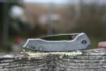 QSP Leopard Liner Lock Knife Black Micarta Handle (3" Satin) QS135-B - Image 3
