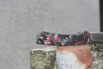 QSP Osprey Liner Lock Knife Shredded CF/Red G-10 (3.25" Satin) QS139-F1 - Image 3