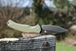 QSP Snipe 4.75" Flipper Folding Pocket Knife with Ball Bearing, D2 Blade G10 Handle, Left/Right Clip for EDC - Image 5