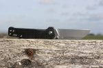QSP Knives Penguin Folding Knife 3.06" D2 Sheepsfoot Blade, OD Carbon fibre overlay G10 Handles - QS130-E - Image 8