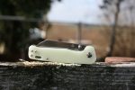 QSP Knives Penguin Folding Knife 3.06" D2 Two-Tone Satin Sheepsfoot Blade, Jade G10 Handle - QS130-V - Image 6