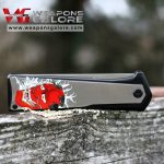 Masters Collection Flipper Assisted Opening Knife Devil Design - MC-A052S - Image 4