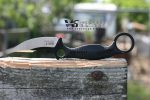 'Rout' Elite Tactical Fixed Blade Neck Knife w/ Sheath - ET-FIX007BK - Image 11