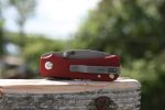 CIVIVI Baby Banter Thumb Stud Knife - Burgundy G10 Handle (2.34" Gray Stonewashed Nitro-V) C 19068S-6 - Image 4