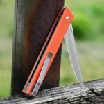 S-TEC TS012 EDC Tactical Pocket Knife; Gentlemen's "Kozuka" Knife, 8CR13 Stainless Steel, G10 Handle, Glass Breaker, Hunting Outdoor Sport, Tip up deep Pocket Clip - Image 4