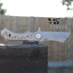 S-TEC 10.25" Ball Bearing Giant Cleaver Folding Pocket Knife - TS004M-SL - Image 2