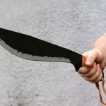 20" Barong Hunting Trail Cutting Machete, Heavy Duty, Leather Wrapped Handle with Nylon Sheath - Image 5