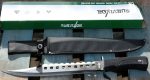 Survivor Large Light Weight Bowie Knife - Blackout Version - HK-2232B - - Image 7