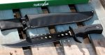 Survivor Large Light Weight Bowie Knife - Blackout Version - HK-2232B - - Image 6