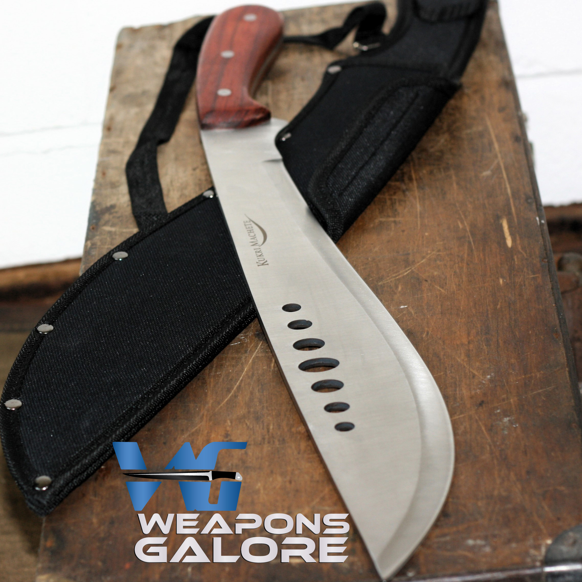 IMG_6118 copy 21? Kukri Machete with Wooden Handle - Image 1