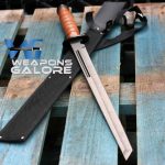 WWII USMC MARINE SWORD - STONEWASHED BLADE RAZOR SHARP - AUS-6 STEEL