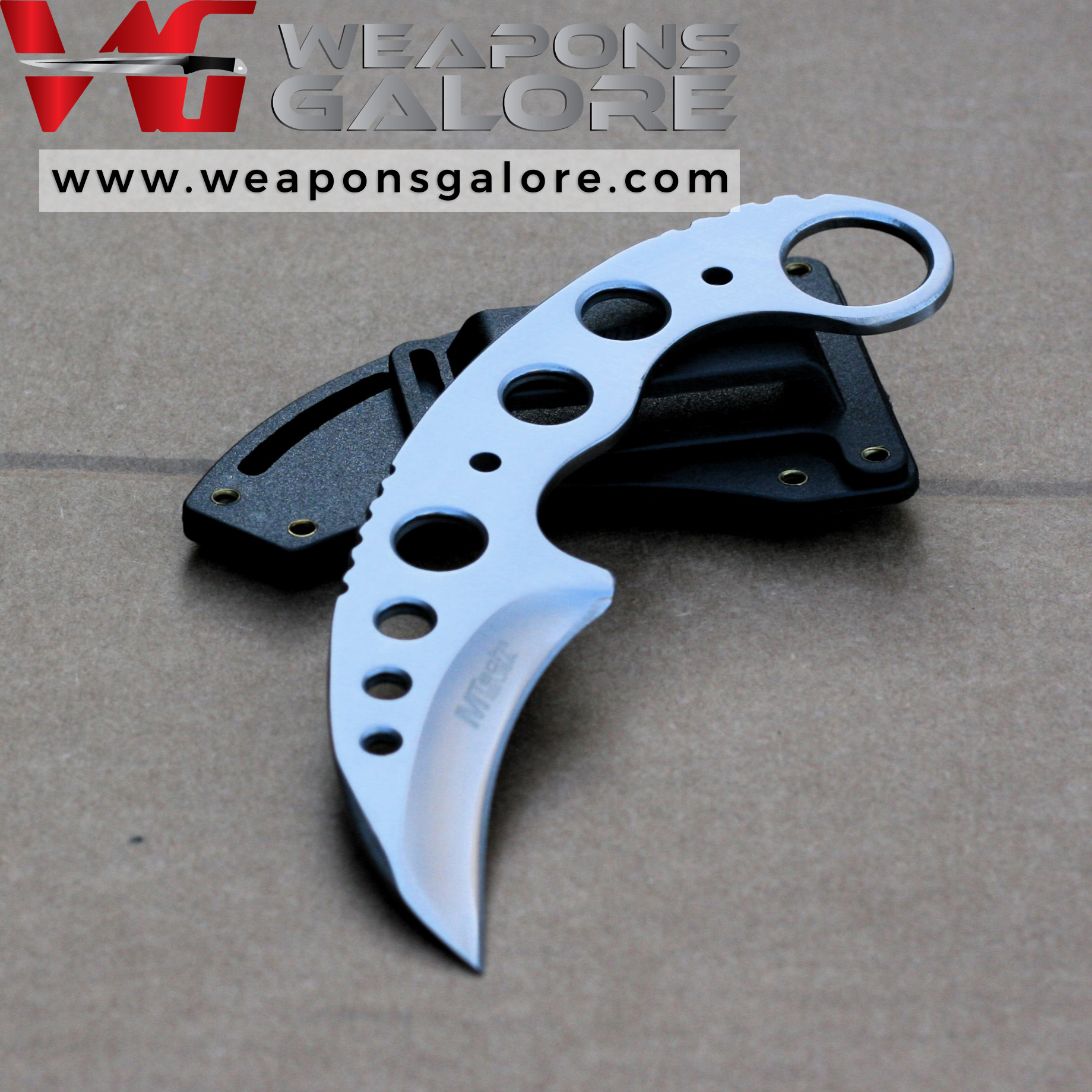 IMG_6406 copy MTECH FIXED LIGHTWEIGHT KARAMBIT SKELETAL - MT-644 SL - Image 1