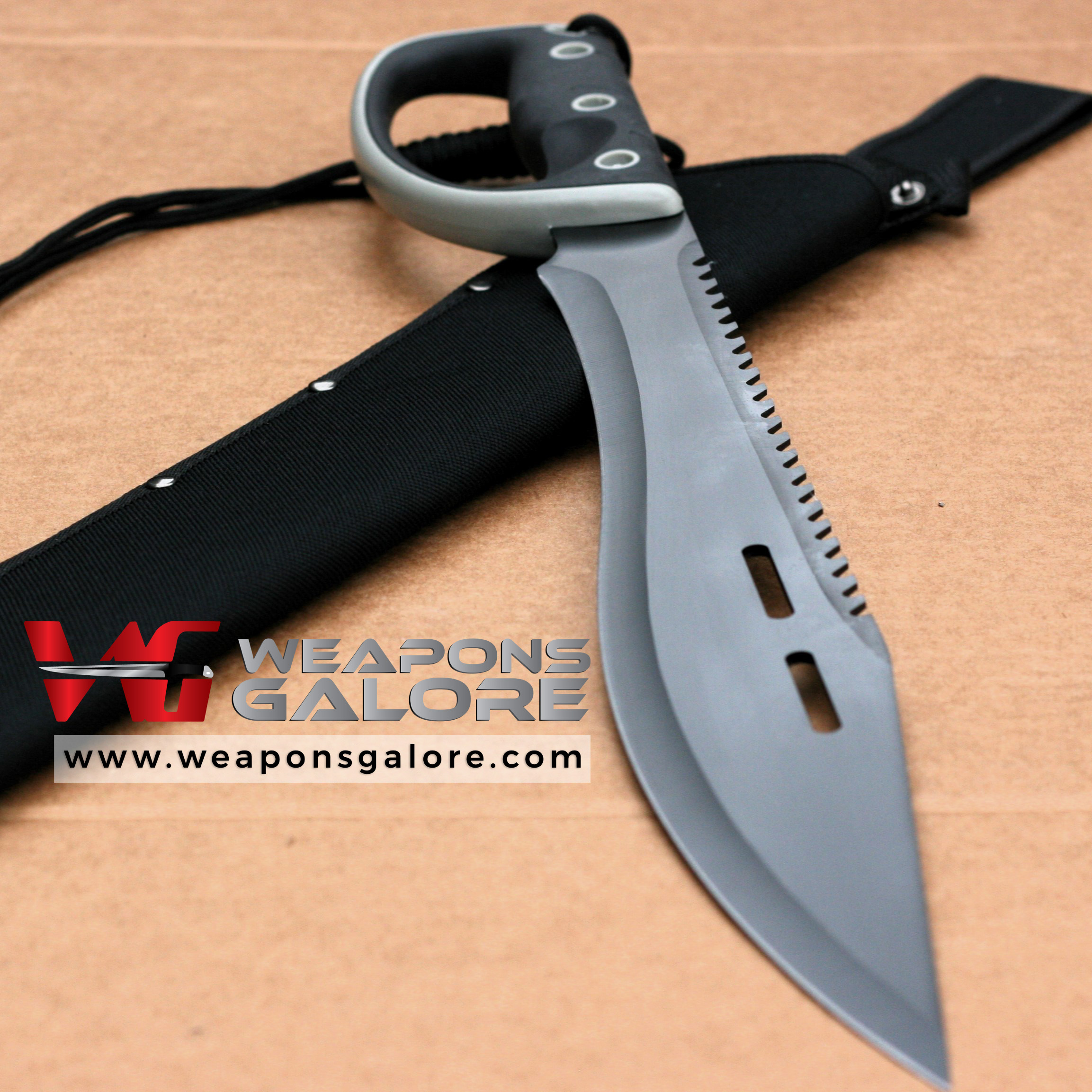 IMG_6475 copy K-MACH "Chopper" MACHETE WITH RUBBER HANDLE - 24" - Image 1