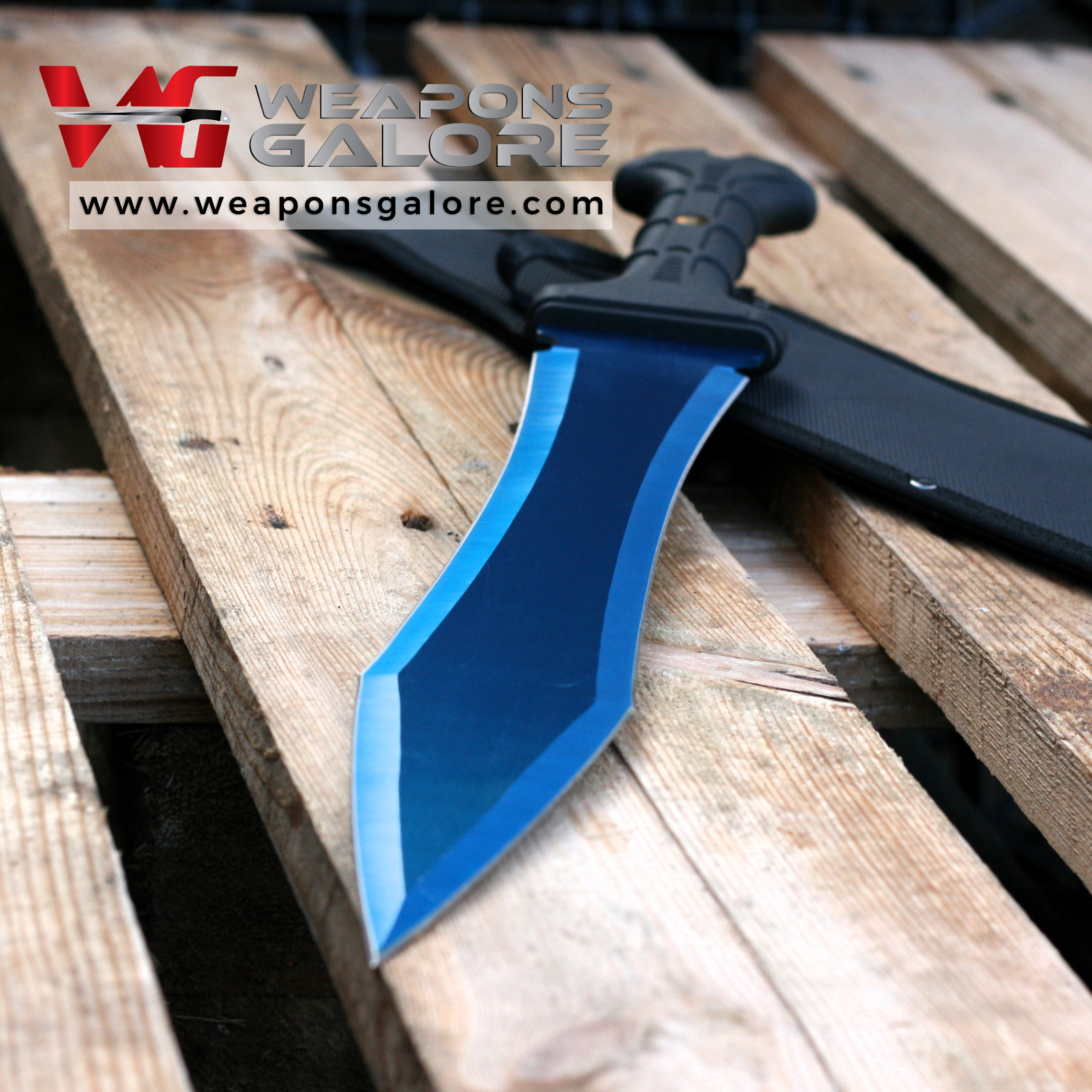 IMG_6554 copy Tactical Blue Steel Roman Gladius Sword - GOL-SW-005BL - Image 1