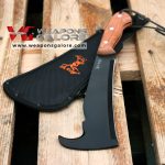 Elk Ridge ' EVOLUTION ' - Outdoors / Bush craft Heavy Duty Fixed Blade Gut Hook Machete -ER-MHT003BK -