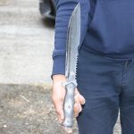 Snake Eye Huge Tactical 16.5" Fixed Blade BLACKOUT VERSION - Hunting Knife - Image 2