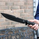 Snake Eye Huge Tactical 16.5" Fixed Blade BLACKOUT VERSION - Hunting Knife - Image 7