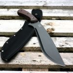 MILITARY SURVIVOR 18" BLACK KUKRI MACHETE - SV-MHT008BK - Image 2
