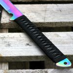 Tactical Ninja Machete / Sword RAINBOW CANES CUTTER TANTO NINJA SWORD SW-20RB - Image 2