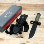 STEC 12.75" TACTICAL SURVIVAL Hunting FIXED BLADE For Practical Use Durable Knife Army Bowie w W/Fire Starter, Sharperning Tool, Comapass, Whistle - Image 6