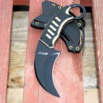 MTech Fixed Blade Karambit - Tan Version - MT-665BT - Image 4