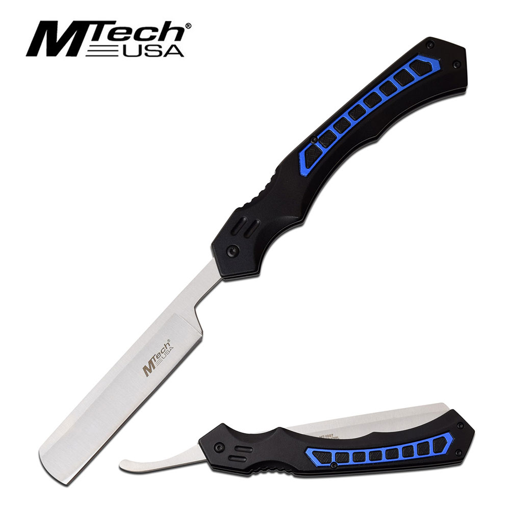 MTECH USA Cutthroat Razor - MT-1007BL