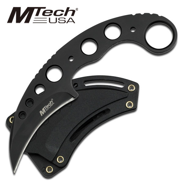 MTECH FIXED KARAMBIT SKELETAL - MT-644 BK
