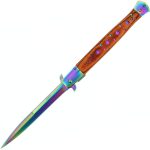 Big G Monster Huge Classic Big Boy Stiletto Pocket Knife 12.5″ - GOL-101WD-RB - Image 5