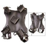 UNIVERSAL LEATHER TWIN BLADE SWORD FROG - PK-6186