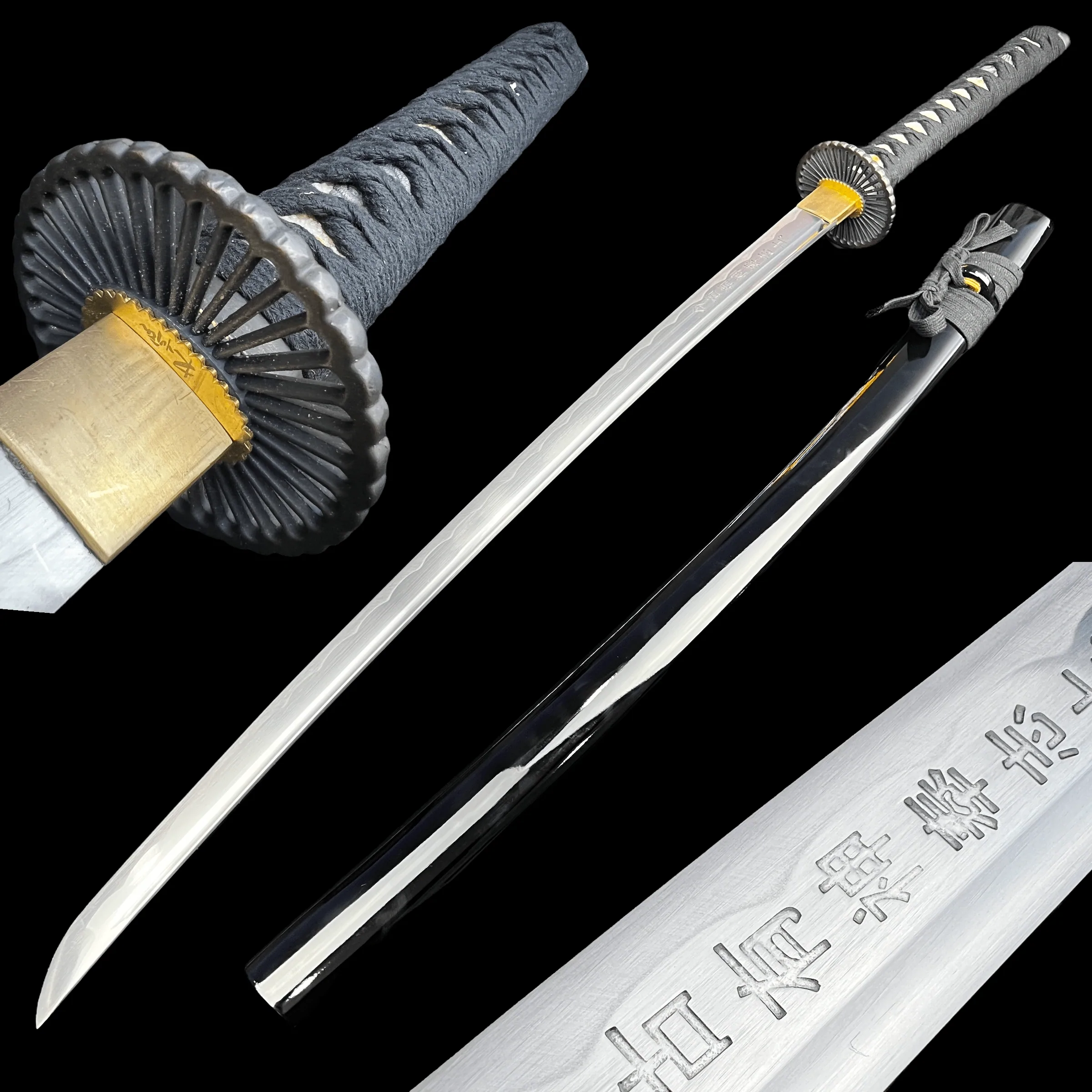 The Last Samurai Movie Sword Ryujin Handmade Katana 41″ 1045 Carbon Steel Samurai Sword with Engraved Blade