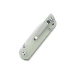 QSP EDC Folding Pocket Knfe, D2 Blade, 4" G10/Micarta handle, Left and Right Handed Thumb Stub Opening, Smooth Liner Lock with Copper Washes, QSP Parrot (Jade G10) - Image 10