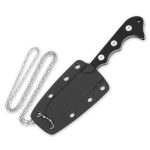 QSP NECKMUK, 6.5'' Neck Knife,Compact Fixed Blade Knife, D2 Satin Blade, G10/MICARTA Handle - Image 12
