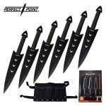 PERFECT POINT 6PC ANGULAR KUNAI THROWING SET - RC-040-6CS