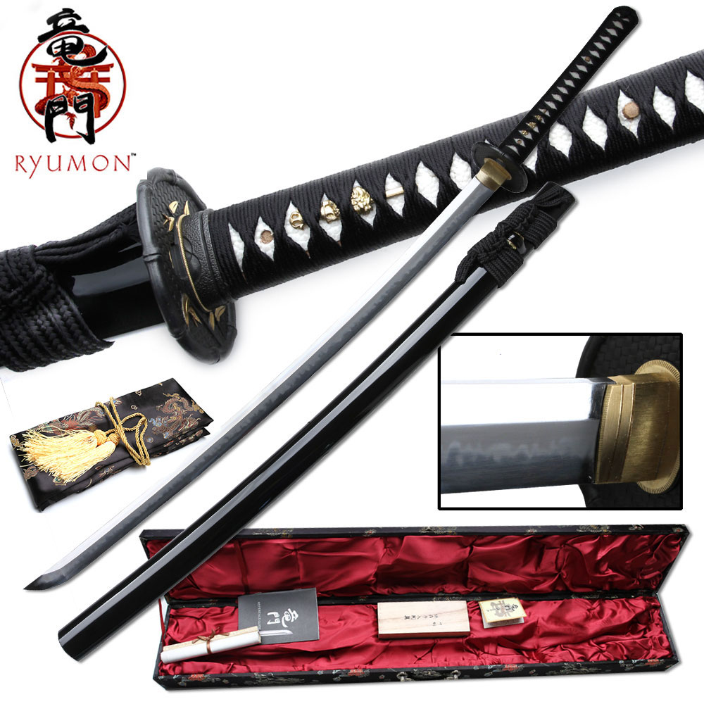 Ryumon Hand Forged and Folded Daimyo / Samurai Sword / Katana- RY3203