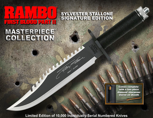 Rambo2_Sig_ed_lge Officially Licensed Rambo First Blood Part II Knife (Signature Edition) - Image 1
