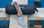 CIVIVI Ferrum Forge Odium Liner Lock Cuibourtia Wood Damascus Blade - C2010DS - 1 - Image 4