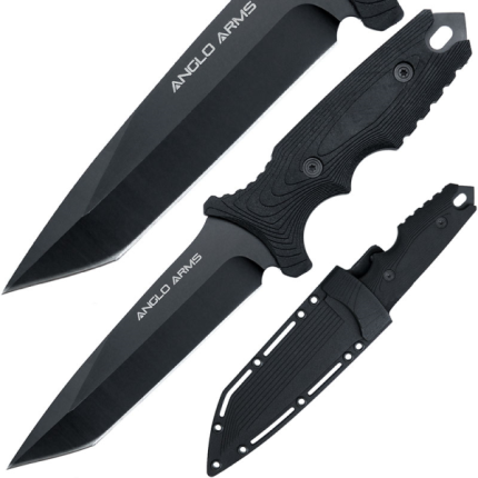 Full Tang Full Construction 10 Inch Fixed Blade Knife – Moulded Case - 892
