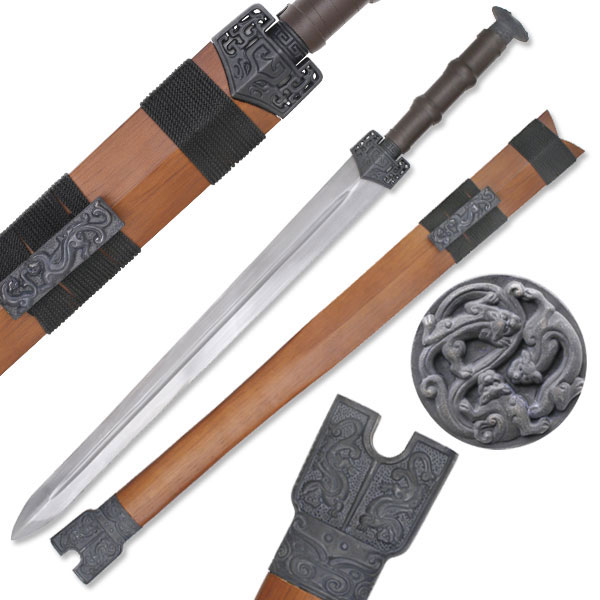 Hand Made / Sharpened Chinese barbarian sword - SW-403