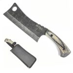 S-TEC 12 -  Wood Handle Machete / Cleaver / Chopper W/ nylon sheath - T224188-2
