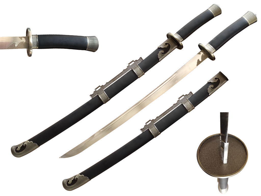 Akira Forge Hand Forged 38″ 75Mn Spring Steel Ming Dynasty Willow Leaf Dao