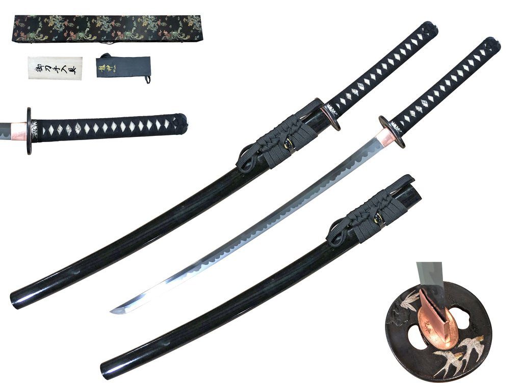 Ryujin 9260 Spring Steel - Hand Forged Samurai Sword / Swallow