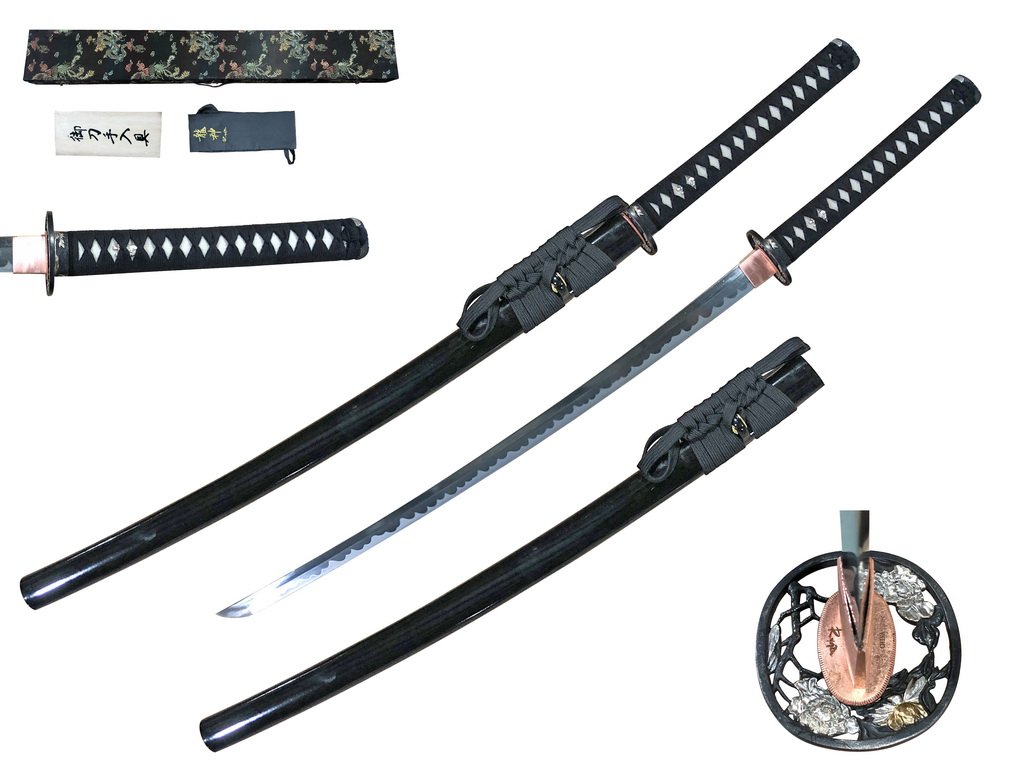 T648705 Ryujin 9260 Spring Steel - Hand Forged Samurai Sword / Katana - Flower - Image 1