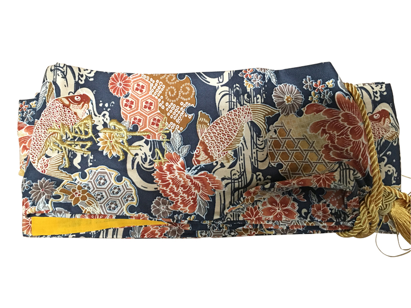 T95052_23 Ryujin brocade silk sword bag with gold Ryujin logo - T95052 - Image 1