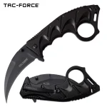 Tac-Force Folding Karambit Knife Comes W/ Flat Head Screwdriver On Handle - TF-957BK