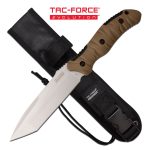 Tac-Force Evolution Tactical TANTO Fixed Blade Knife - TFE-FIX015T-TN - Image 11