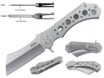 S-TEC 10.25" Ball Bearing Giant Cleaver Folding Pocket Knife - TS004M-SL - Image 10