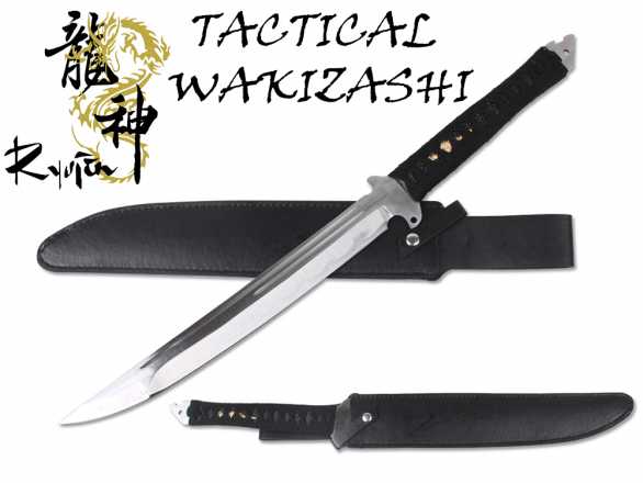 Tacwak0 Hand Forged Ryujin Full Tang 65MN Spring Steel - the 'TakWak' Machete Sword - DAMAGED - Image 1