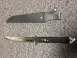 Hand Forged Ryujin Full Tang 65MN Spring Steel - the 'TakWak' Machete Sword - DAMAGED - Image 9