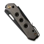 WEKNIFE Vision R Manual Thumb Knife Titanium Handle (3.54" CPM 20CV Blade) -WE21031-4 - Image 3